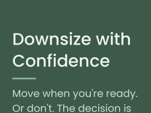 Downsize with confidence protected